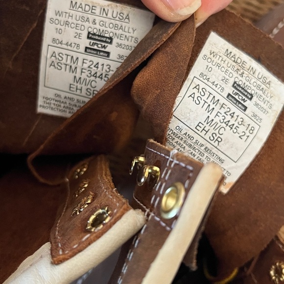 Thorogood American Heritage 8” Toe Safety Work Boots Size 10 EE NWT READ main image 8